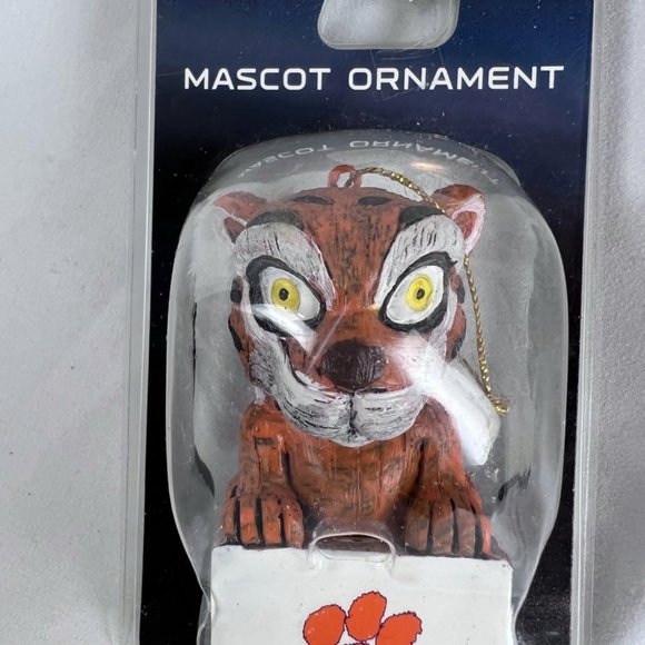 Team Sports America Clemson Tigers Tiki Mascot Holiday Ornament - Picture 3 of 4